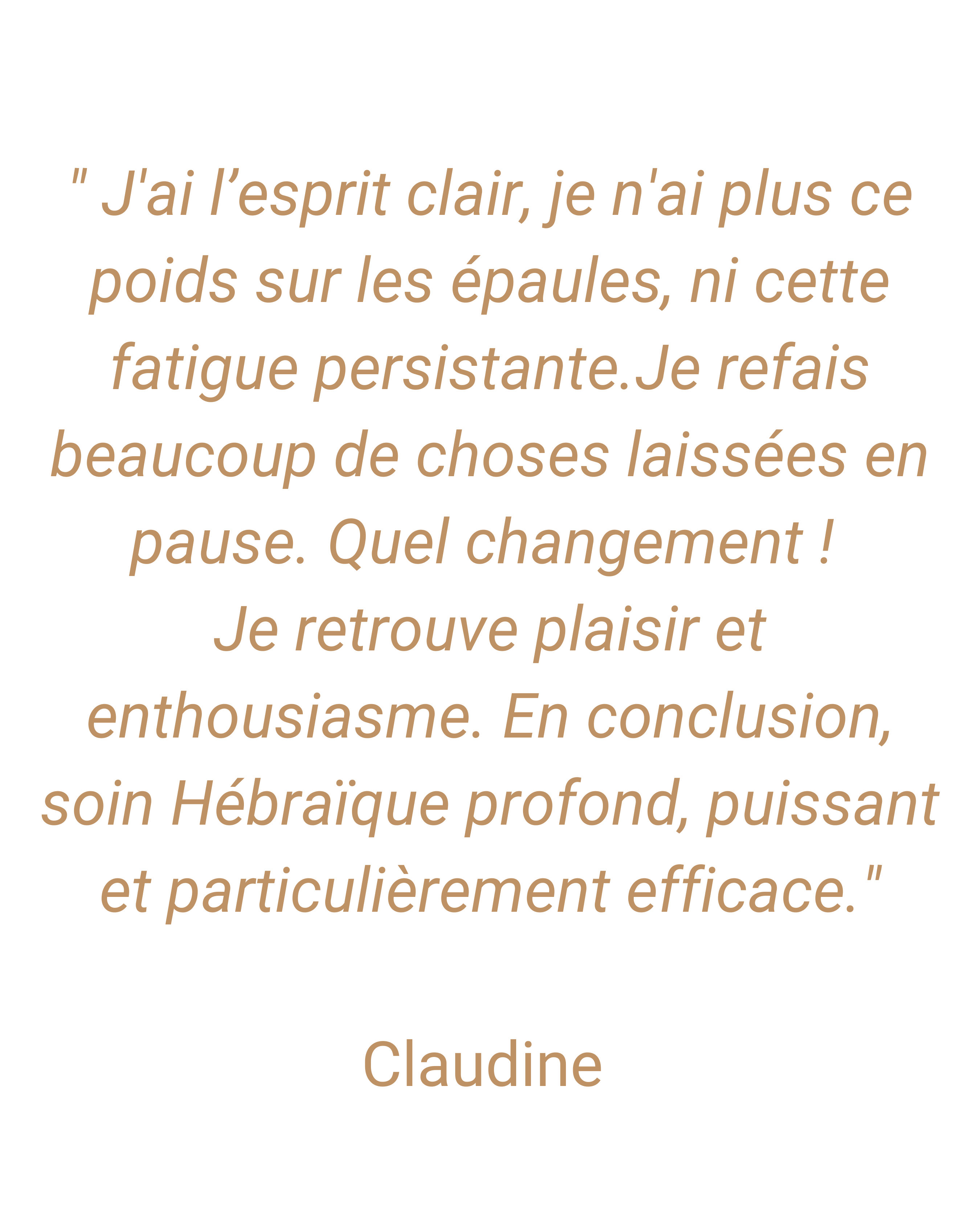 témoignage Céline Pascreau Thérapeute