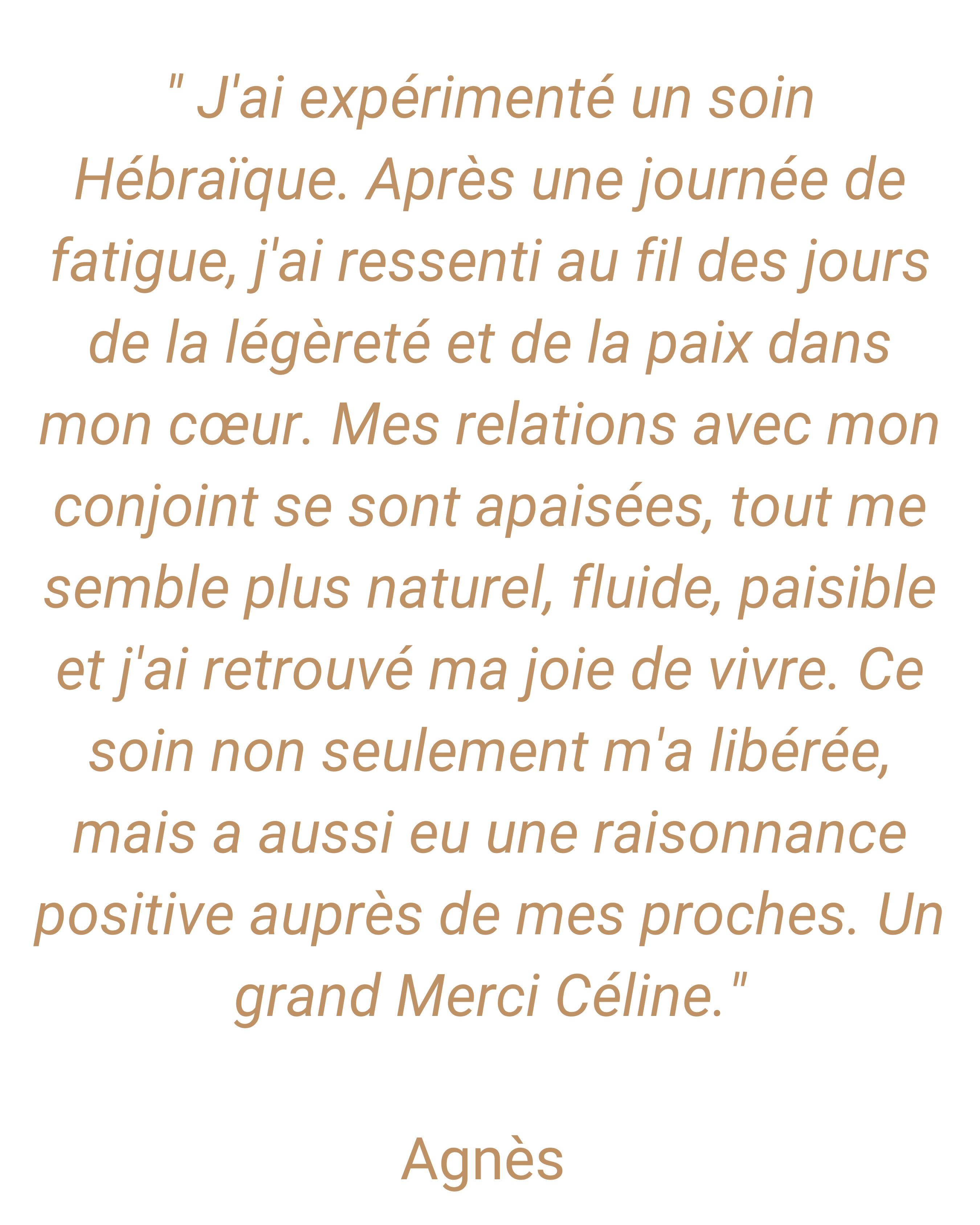 témoignage Céline Pascreau Thérapeute